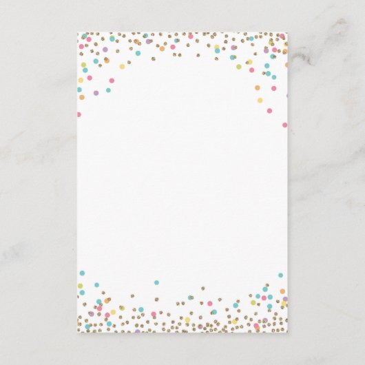 モルモット養子縁組証明書を取得する エンクロージャーカード (裏面)