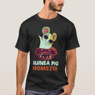 モルモット2匹のモンスター・ハロウィン Tシャツ