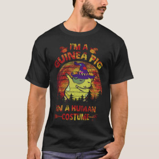 モルモット21匹のハロウィンコスチューム(人用) Tシャツ