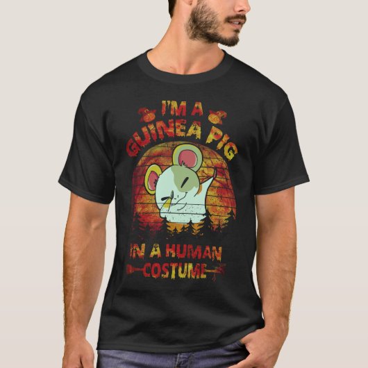 モルモット23 ハロウィン コスチューム 人間用 Tシャツ (正面)