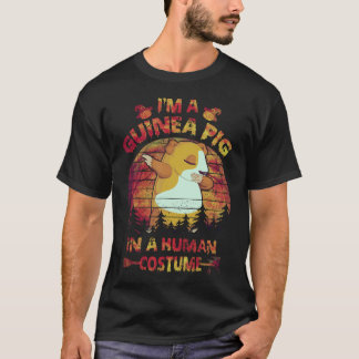 モルモット25匹のハロウィンコスチューム（人間用） Tシャツ