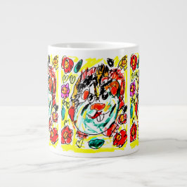 モルモット かわいい ジャンボコーヒーマグカップ