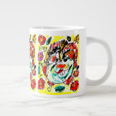 モルモット かわいい ジャンボコーヒーマグカップ (右)