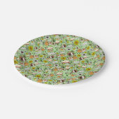 モルモット・イン・グリーン ペーパープレート (アングル)