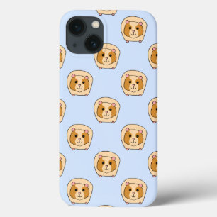 モルモット・オン・ブルー。 iPhone 13ケース