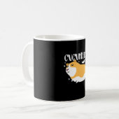 モルモット・キュウリ コーヒーマグカップ (正面左)
