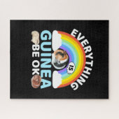 モルモット – ギニアBe OK、勇気付けられる ジグソーパズル (横)