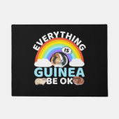 モルモット – ギニアBe OK、勇気付けられる ドアマット (正面)