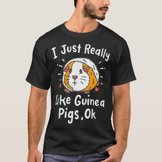 モルモット・ギフト Tシャツ (正面)