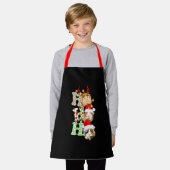 モルモット・クリスマス エプロン (着用した状態)