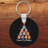 モルモット・クリスマス キーホルダー (正面)