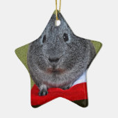 モルモット・クリスマス セラミックオーナメント (左)