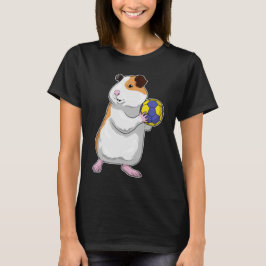 モルモット・ハンドボール・プレーヤー・ハンドボール Tシャツ