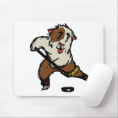 モルモット・ホッケー マウスパッド (マウス)