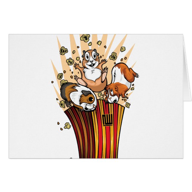 モルモット・ポップコーン (正面横)