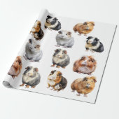 モルモット ラッピングペーパー (アンロールド)