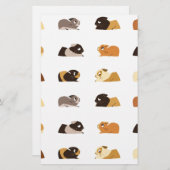 モルモット 便箋 (正面/裏面)