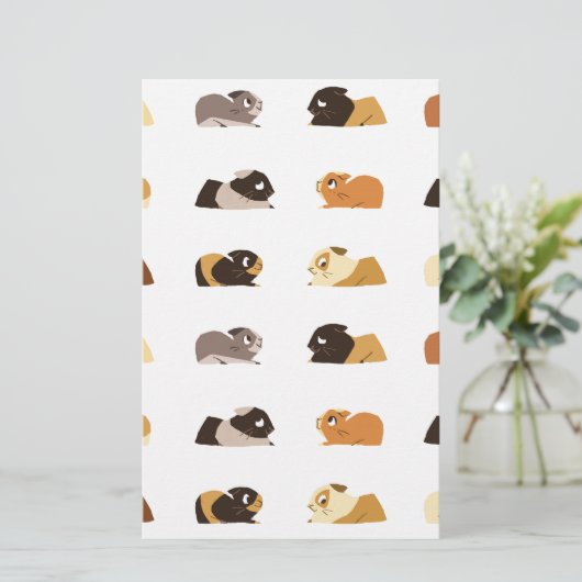 モルモット 便箋 (スタンド正面)