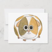 モルモット。 招待状 (裏面)