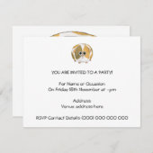 モルモット。 招待状 (正面/裏面)