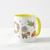 モルモット、秋、パイ マグカップ (正面右)