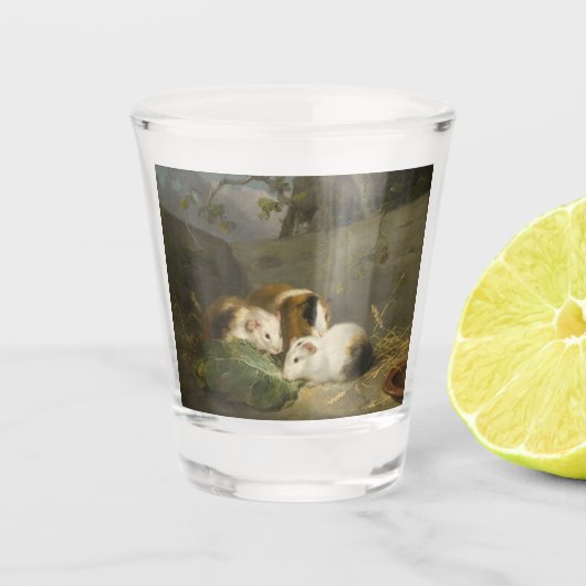 モルモット(George Morland) ショットグラス (正面)