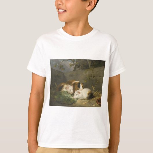 モルモット(George Morland) Tシャツ (正面)