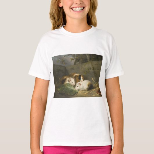 モルモット(George Morland) Tシャツ (正面)