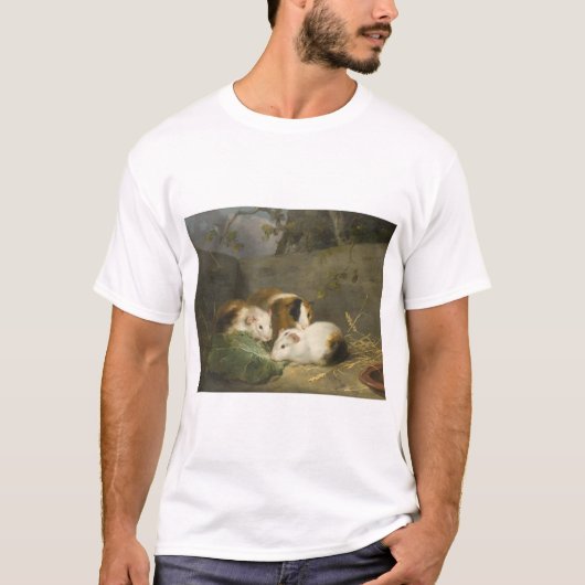 モルモット(George Morland) Tシャツ (正面)