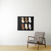 モルモット | Love Guinea Pig Wheek Wheek 食べ物を与え Me タペストリー (インサイチュ(横))