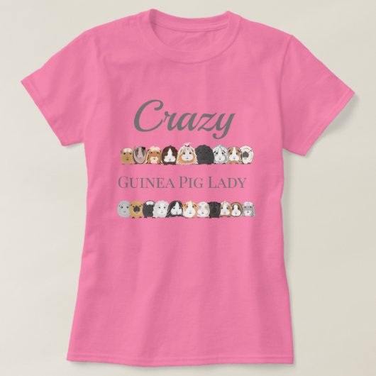 モルモット Tシャツ (デザイン正面)