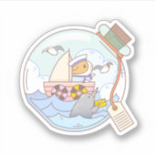 モルモットBubu、冒険の瓶 シール (正面)