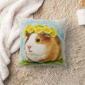 モルモットCavia Cavy Dandelion花枕 クッション (ブランケット)