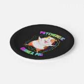 モルモットEDMパーティー ペーパープレート (アングル)