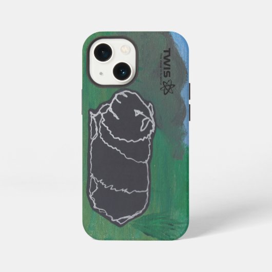 モルモットTWIS iPhoneケース iPhone 13 Miniケース (裏面)