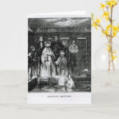 モルモンの洗礼 カード (黄色い花)