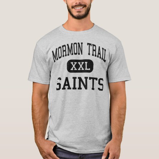 モルモンの道-聖者-コミュニティ-庭果樹園 Tシャツ (正面)