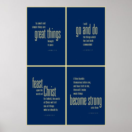 『モルモンの集まりのポスター』。 ポスター (正面)