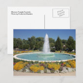 モルモン寺の泉 ポストカード (正面/裏面)