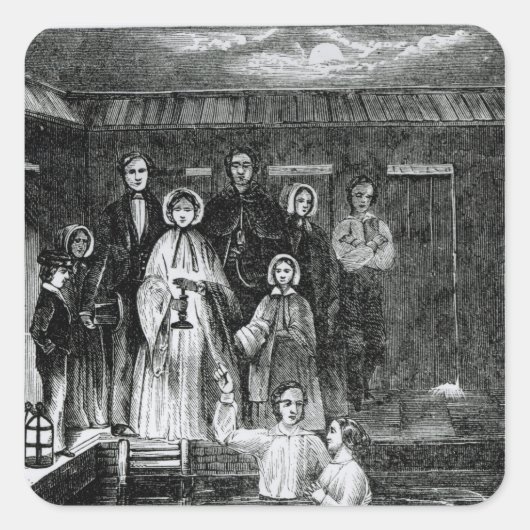 モルモン教の洗礼 スクエアシール (正面)