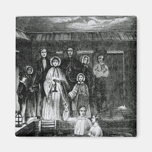 モルモン教の洗礼 マグネット (正面)