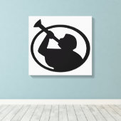 モルモン教の象徴 キャンバスプリント (インサイチュ (ウッドフロア))