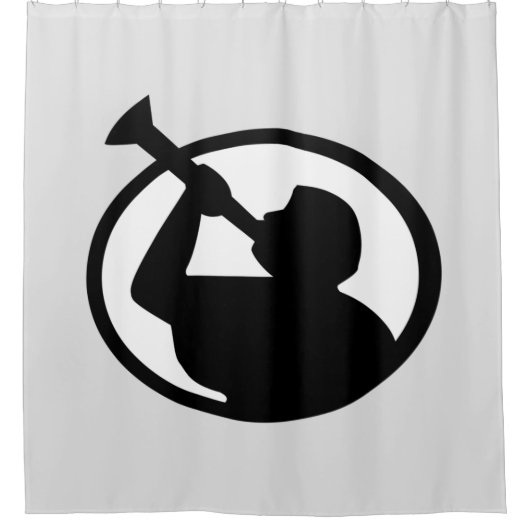 モルモン教の象徴 シャワーカーテン (正面)