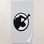 モルモン教の象徴 ビーチタオル (正面)