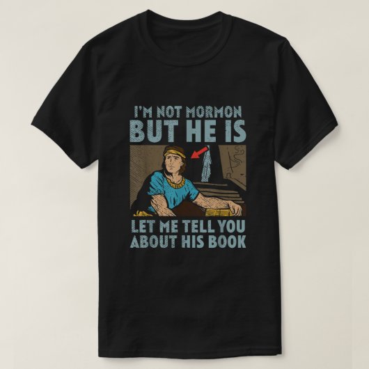 モルモン教宣教師LDS教会Im Not Mormon Tシャツ (デザイン正面)