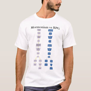 モルモン教対RPG Tシャツ