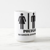 モルモン教徒のマグのための一夫多妻-ちょうど コーヒーマグカップ (中央)