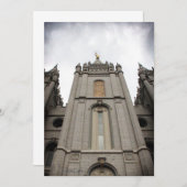 モルモンlds salt lake cityテンプル招待 招待状 (正面/裏面)