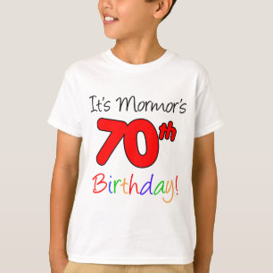 モルモール70誕生日スウェーデン祖母 Tシャツ