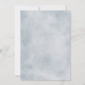 モルロ湾 |水彩ビーチシースケー結婚ト 招待状 (裏面)